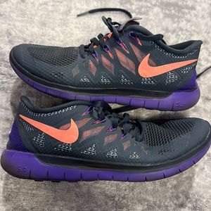 Gently worn Nike Free 5.0 sneakers